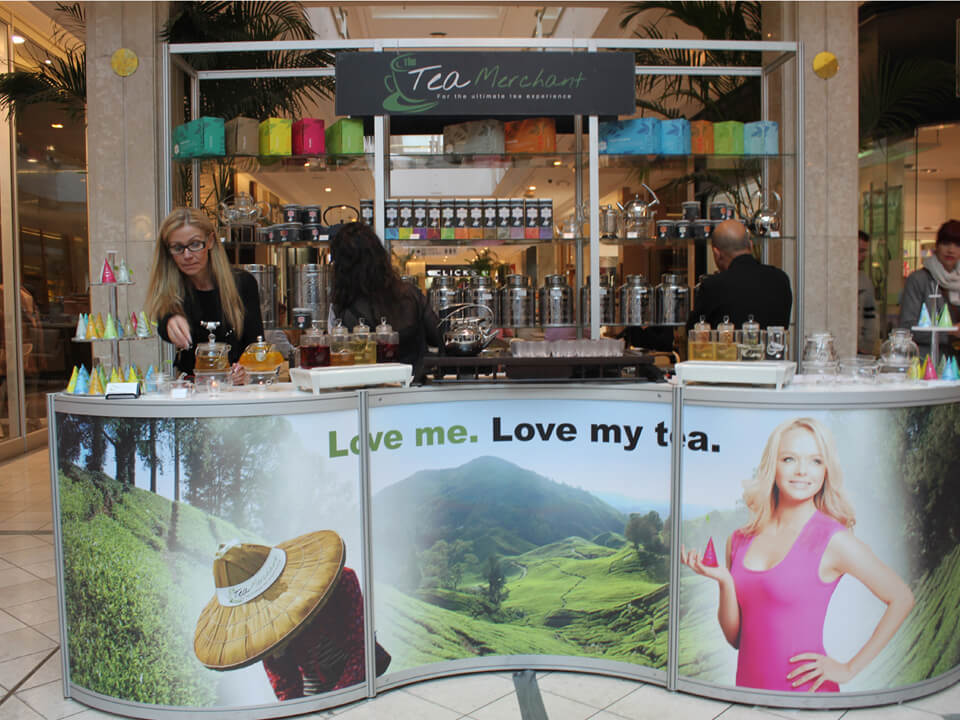 Tea Merchant - Pop Up Stand