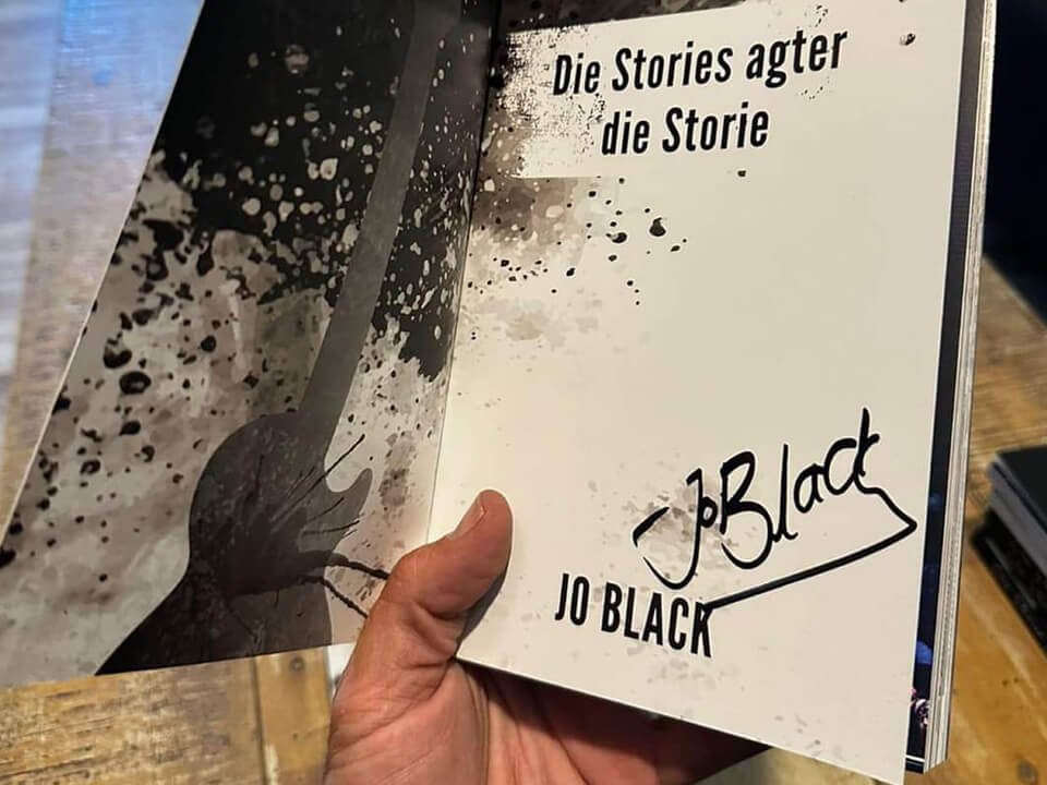 Jo Black "Stories agter die storie" Signed Cover