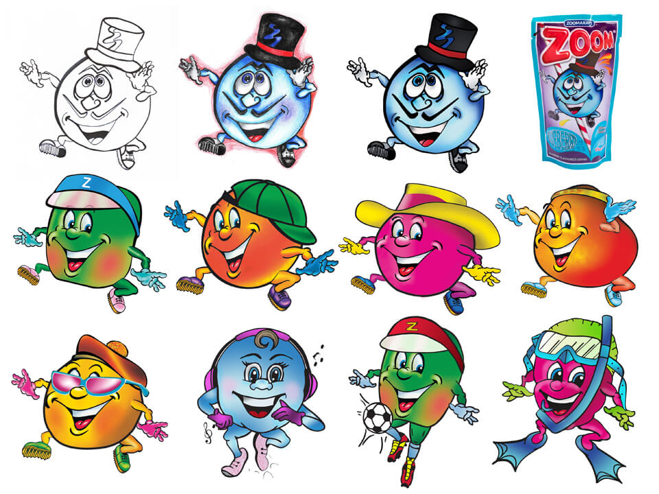 Zoom Flavour Characters